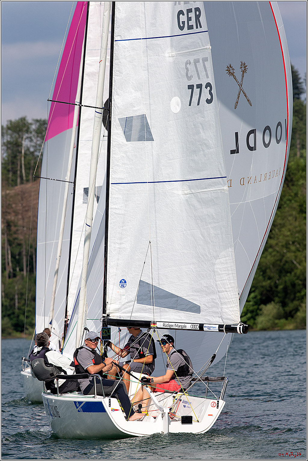 J70 - WOODLAND, 12.06.2021 Segelboot; Segeln; Woodland; Spinnaker; J70; Sorpesee; Sauerland